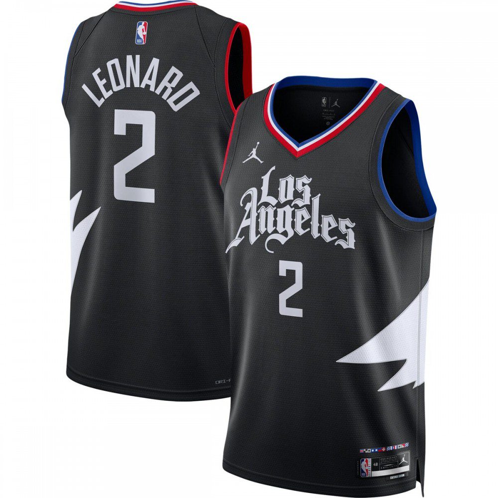Kawhi Leonard LA Clippers Jordan Brand 2022/23 Statement Edition Swingman Jersey - Black-Pro Kit Vault | Brand New 26/27 Sports Jerseys